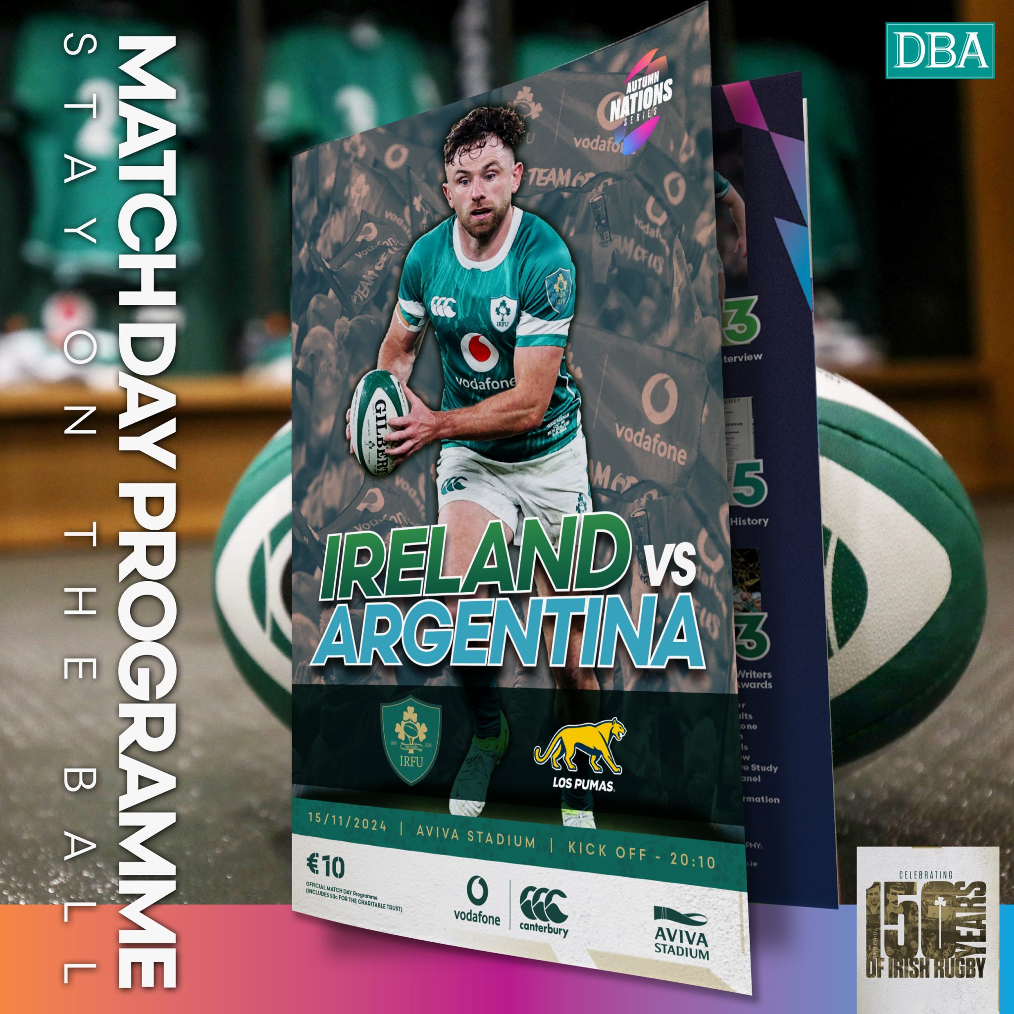 Autumn Nations Series 2024 Ireland v Argentina dba publishing