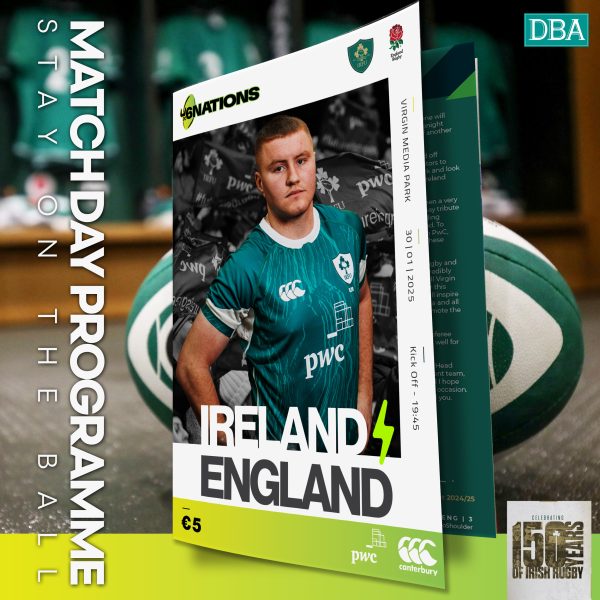 U20 Men's Six Nations 2025 - Ireland v England (Download Only)